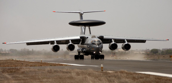 印度空軍已經接收頭兩架A-50EI空中預警機