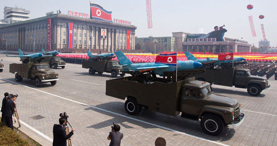 朝鮮國產(chǎn)無人機(jī)亮相閱兵式