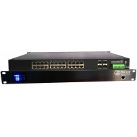 管理型千兆4光24電POE工業以太網交換機