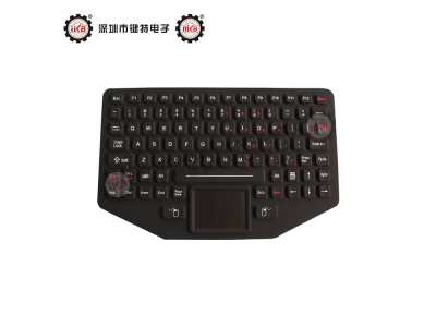 IP65動(dòng)態(tài)級(jí)密封加固耐用嵌入式軍工級(jí)硅膠鍵盤
